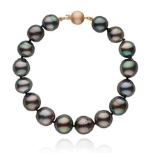 Load image into Gallery viewer, 8.0-10.5 mm Tahitian Drop Pearl Bracelet